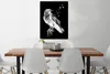 MuchoWow® Poster Krähe - Vogel - Schwarz - Weiß 60x80 cm - Produktbild-Vorschau 2