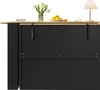 Table de bar extensible 138-204 x 39 x 104 cm – pivotante à Voir les images du produit 9