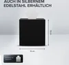 ovimar quadratische Kosmetiktücher Box Teksmona | Edelstahl Produktbild-Vorschau 3