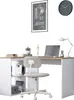 Skye Decor, HA113- HA113 RAN, Couleur chêne,,Blanc, Tables Voir les images du produit 9