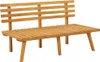 vidaXL Banc de jardin avec coussins 115 cm bois massif Voir les images du produit 5
