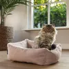 Beeztees Katzenbett Moza aus Plüsch rosa Produktbild-Vorschau 3
