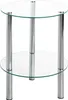 HAKU Beistelltisch chrom - Metall, Sicherheitsglas 5 mm, Produktbild-Vorschau 3