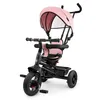 A pink and black 3-in-1 tricycle for children, shown against a white background. Produktbild-Vorschau