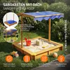 Pieskovisko ML-Design so strechou 118 x 118 cm, detské Náhľad obrázku produktu 2