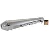 CMX Custom Cafe Racer Auspuff „Megaphone“ chrom Topf Produktbild-Vorschau 1