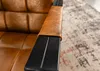 MASSIVMOEBEL24 Sessel Echtleder 64x76x83 cognac IRON LABEL Produktbild-Vorschau 4