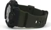A side view of a dark green and black digital watch with a rubber strap, set against a white background. Podgląd zdjęcia produktu
