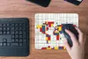 MuchoWow® Mauspad Mousepad Weltkarte - Mondrian - Farben Produktbild-Vorschau 4