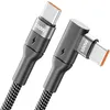 deleyCON 1,5m USB-C Kabel 100W 90° gewinkelt USB-C auf Produktbild-Vorschau 1