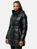 Tazzio Damen Steppmantel F802 (Schwarz, L) Produktbild-Vorschau 5