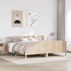 vidaXL Łóżko z litego drewna bez materaca 200x200 cm sosna Podgląd zdjęcia produktu 2