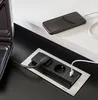 EVOLine BackFlip EDELSTAHLOPTIK 2x Steckdose mit USB-C, Produktbild-Vorschau 3