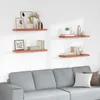 vidaXL Étagères murales, lot de 4, rouge, 80 x 23,5 x 3,8 Voir les images du produit 2