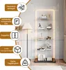UnboxG Vitrine en verre à 5 étages avec éclairage LED - Voir les images du produit 12