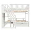 Flieks stapelbed 140x200 cm met kledingkast en lade, Productafbeelding-voorbeeld 10