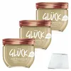Glück aus Mandeln 3er Pack (3x200g Glas) + usy Block Produktbild-Vorschau 1