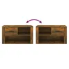 vidaXL Schuhschrank Räuchereiche 80x35x45 cm Holzwerkstoff Produktbild-Vorschau 7
