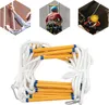 A collage of images showing people using safety equipment and a close-up of a rope ladder. Podgląd zdjęcia produktu