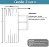 Vorhang Voile Weiß Boho mit Pompom Halbtransparent Vorhänge Produktbild-Vorschau 3