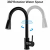 Wasserhahn Küche 360° Küchenarmatur mit Ausziehbarer Brause Produktbild-Vorschau 3