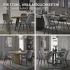 ML-Design jedálenská súprava 2 stoličiek, antracitová Náhľad obrázku produktu 6