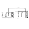 Cavo Ethernet industriale da M12 a RJ45 IP67 Cavo di Anteprima dell’immagine prodotto 8