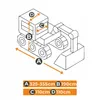Baggerabdeckung Abdeckung Azilo Mex Armor 325-355cm Produktbild-Vorschau 4