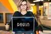 MuchoWow® Laptop Aufkleber Sticker Cover Robin - Pastell - Produktbild-Vorschau 5