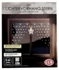 Beleuchtete Weihnacht Lichterkette Fensterdeko Sternenvorhang 90 LED warm weiß Produktbild-Vorschau