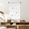 MuchoWow® Wandteppich Wandbehang Blumen - Lila - Gelb 60x90 Produktbild-Vorschau 6