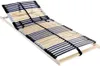 vidaXL Letto a doghe marrone 90 x 190 cm in legno massiccio Anteprima dell’immagine prodotto 6