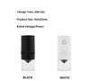 Collage showing product specifications and two product variants (black and white). Produktbild-Vorschau