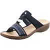 Rieker Damen Pantolette blau, Damen:40 EU Produktbild-Vorschau 11
