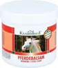 A white tub of Kräuterhof Pferdebalsam with an image of a white horse on the front. Produktbild-Vorschau