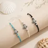 Zestaw 3 bransoletek na kostkę w stylu boho z motywem Podgląd zdjęcia produktu 3