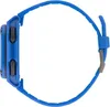 Side view of a blue digital watch with a blue strap. Náhled obrázku produktu