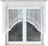 Rideau court arqué décoratif FLORENTYNA 120 blanc 330x120 Voir les images du produit 8