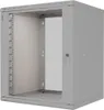 Serverschrank 19" 12U, 600mm, Glastür, grau Voir les images du produit 1