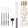 LED Solar Gartenstecker 43 cm im Sprudelsäulen Design - 4er Produktbild-Vorschau 3