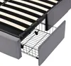 MODFU Lit coffre 140x200 avec 3 tiroirs et ouverture Voir les images du produit 7
