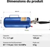 Wiltec Booster de pneus 7 L 8 bars max. Gonfleur Pneus Voir les images du produit 3