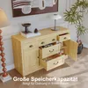 UnboxG Sideboard 135×39,8×80 cm přírodní, kuchyňská a Náhled obrázku produktu 5