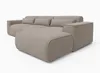 AX LIVING Wohnlandschaft mit Schlaffunktion Ruyam Hellbraun Produktbild-Vorschau 6