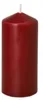 10 Papstar Stumpenkerzen Ø 40 mm, 90 mm bordeaux 17914 Produktbild-Vorschau 3