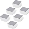 vidaXL LED inbouwspots voor buiten, 6 stuks, 100x100x68 mm Productafbeelding-voorbeeld 1