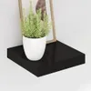 vidaXL Závesné police 2 ks čierne 23x23,5x3,8 cm MDF Náhľad obrázku produktu 4