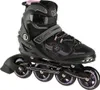 A single black and pink inline skate is shown against a white background. Voir les images du produit