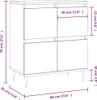 vidaXL Sideboard Weiß 60x35x70 cm Holzwerkstoff Produktbild-Vorschau 8