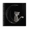 DEQORI Glasbild Echtglas 30x30 cm 'Die Katze und der Mond' Produktbild-Vorschau 2